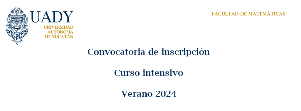 Convocatoria de inscripción al curso intensivo de verano (Verano 2024)